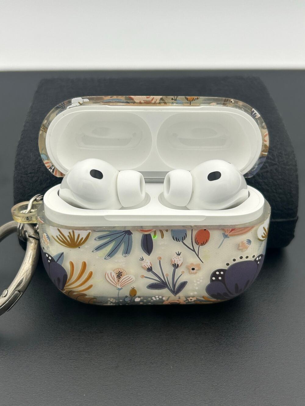 Apple AirPods Pro 3rd Gen A3063 ANC TESTED Floral Case Charger W/ Warranty CLEAN